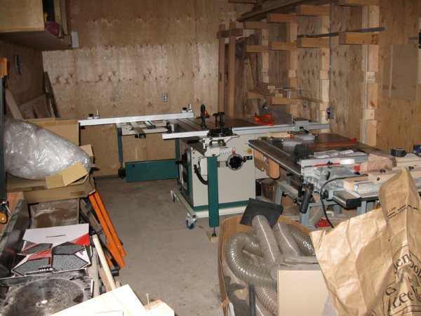 Moving & Assembly of the Sliding Table Saw