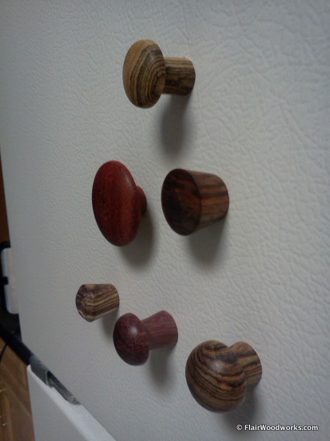 Exotic Wood Magnets