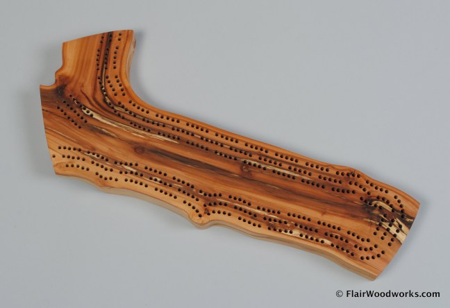 Apple Cribbage Board III Top