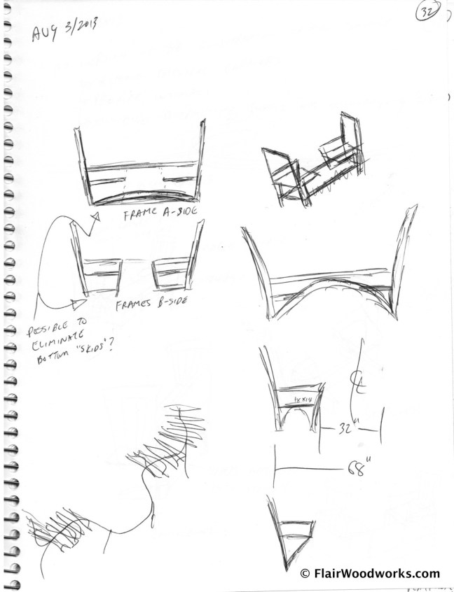 Conversation Chair Sketches page3