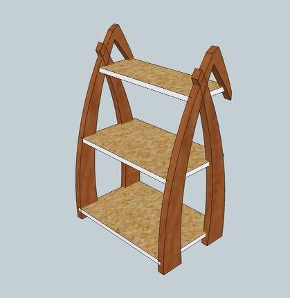 Shelf design by Christopher Bowen