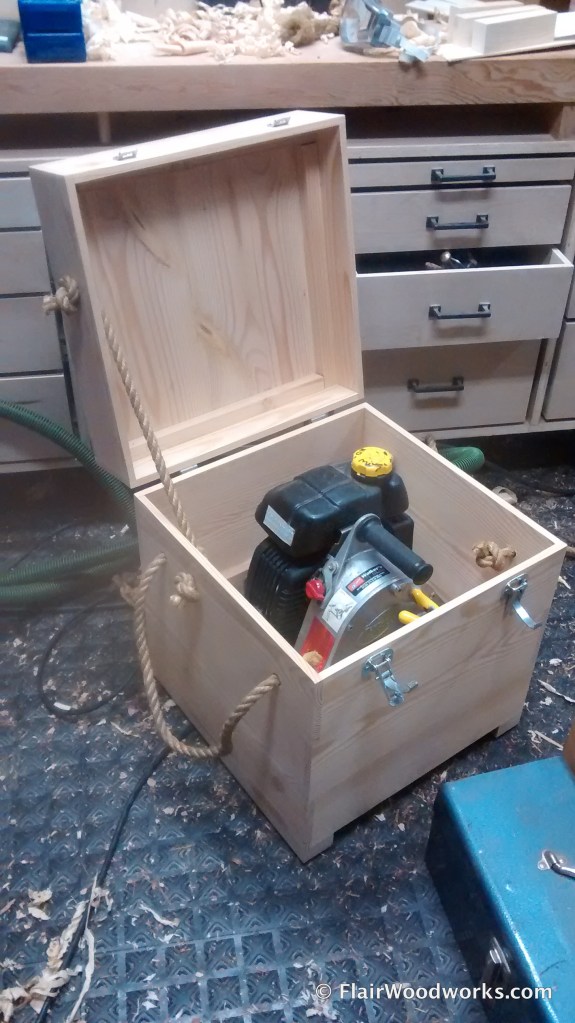 Custom Winch Box Open